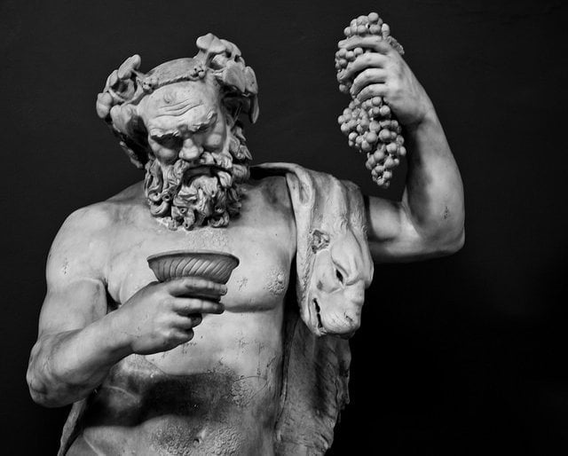 Dionisio, dios griego del vino y del éxtasis