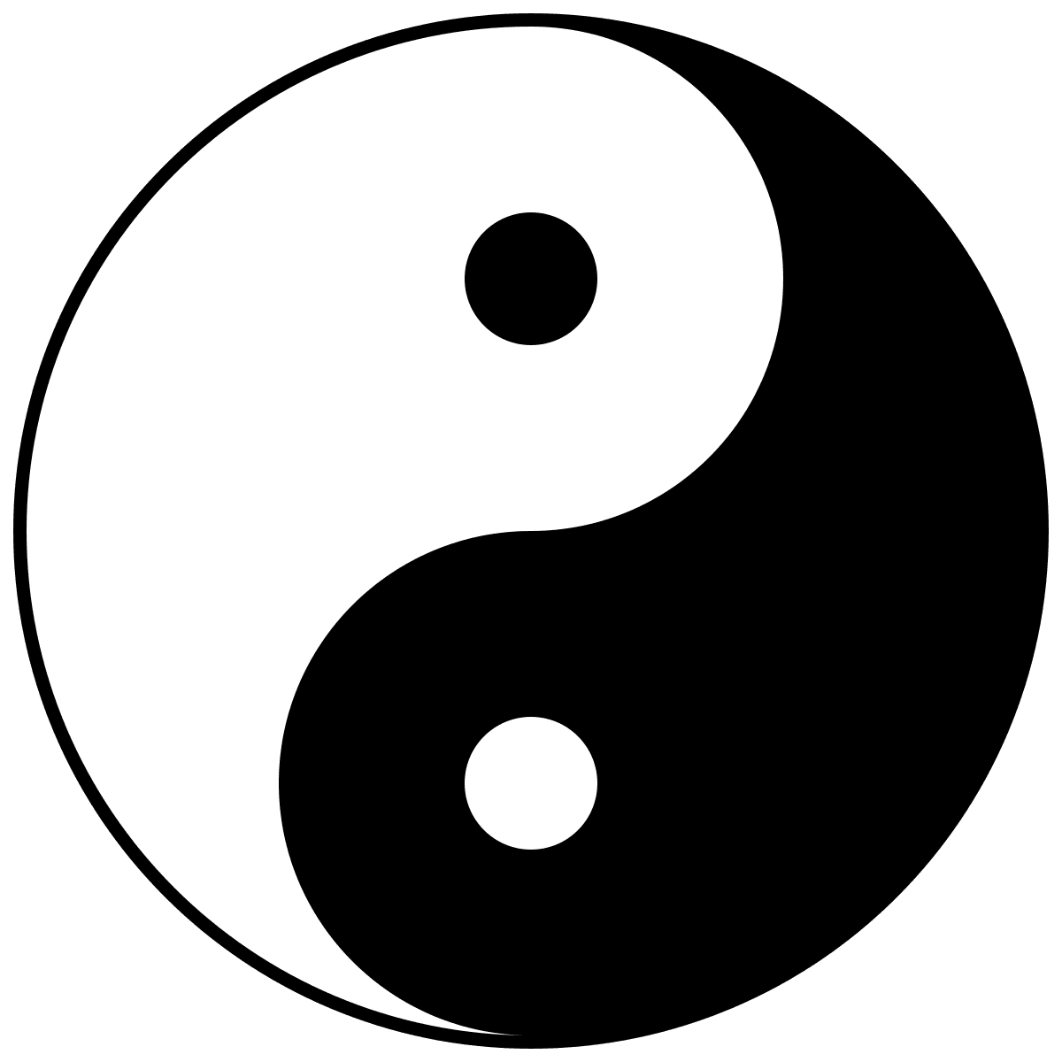 representación del Yin y el Yang