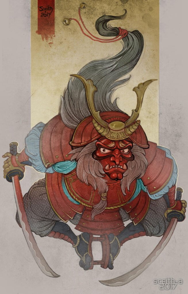 Oni, ogro en la mitología japonesa.